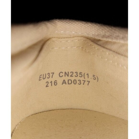Acne Studios Distressed Ballow Tumbled Slip On Sneaker 37 7 Womens Beige $280 - Picture 7 of 10